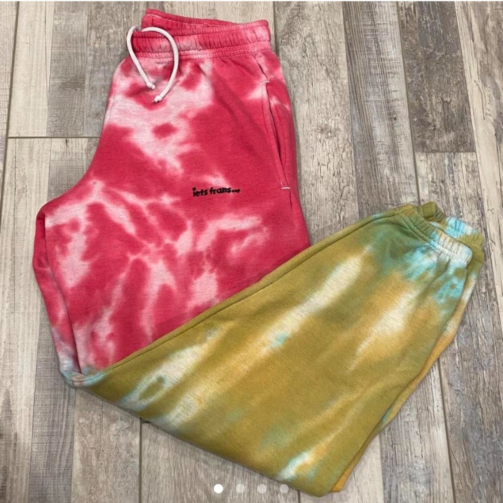Tie dye sweat pants